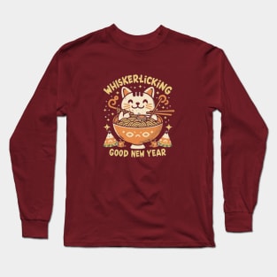 Whisker-Licking Good New Year Long Sleeve T-Shirt